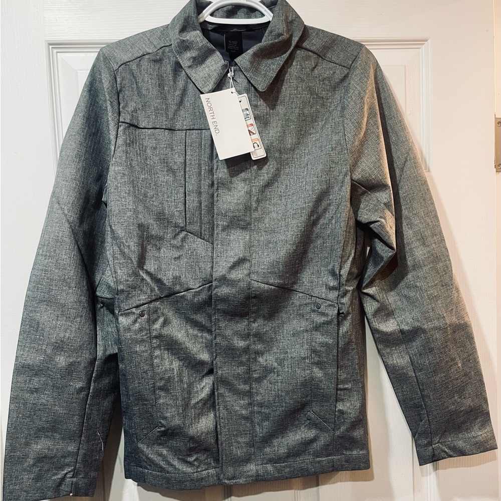 North End Men's Edge Soft Shell Jacket with Fold-Down Collar New With Tag